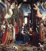 Jan Gossaert Mabuse THe Adoration of the Kings painting
